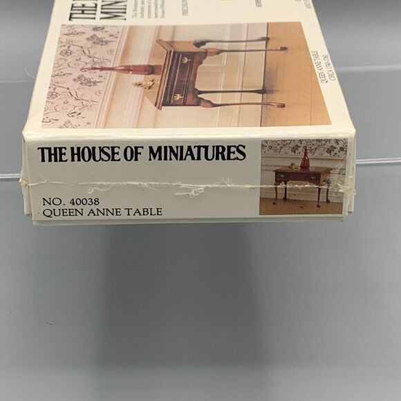 The House of Miniatures Queen Anne Table Dollhouse Kit 40038 X-ACTO Sealed NOS - Picture 6 of 8